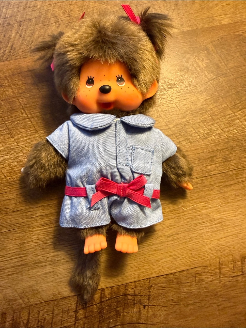 Monchhichi Sekiguchi Thumb Sucking Bottle Plush Doll Stuffd Animal Toy